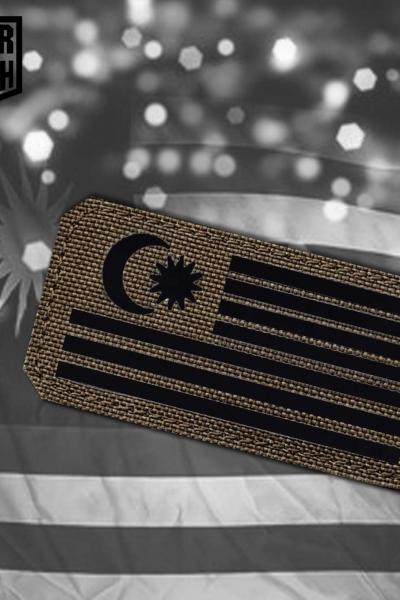 Malasyia Flagge Tactical Laser Patch